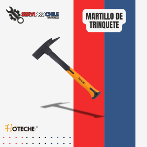 MARTILLO DE TRINQUETE 380MM 600GR MANGO FIBRA REV GOMA MODELO 211116 HOTECHE