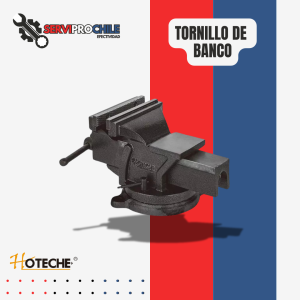 TORNILLO DE BANCO (MECANICO) DE ACERO DE 8" (200MM) MODELO 300105 HOTECHE