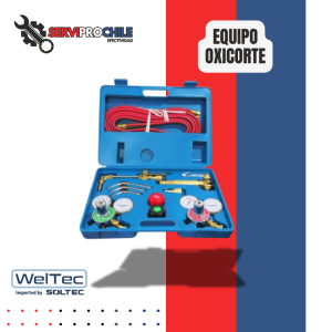 EQUIPO OXICORTE OXÍGENO-ACETILENO WELTEC WTC-16A TIPO H