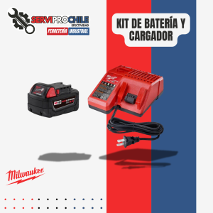 KIT BATERÍA Y CARGADOR M18™ 5.0AMP MILWAUKEE 48-59-1850