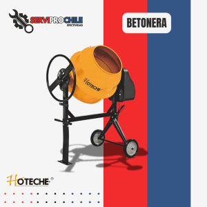 BETONERA VOLTEO LATERAL ELECTRICA 850W DE CAPACIDAD 200LTS MODELO G841001A HOTECHE
