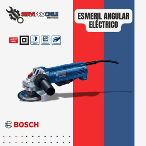 ESMERIL ANGULAR ELECTRICO DE 5" DE 900W SISTEMA HOMBRE MUERTO MODELO GWS 9-125 P  BOSCH