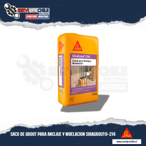 SACO DE GROUT PARA ANCLAJE Y NIVELACION SIKAGROUT®-214 | CONTENIDO: 25 KG