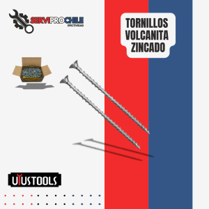 TORNILLO VOLCANITA ZINCADO CON PUNTA FINA DE 6 UYUSTOOLS