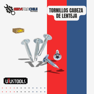 TORNILLO CABEZA DE LENTEJA DE 8 UYUSTOOLS