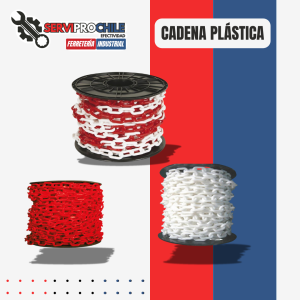 CADENA PLASTICA COLORES (VENTA POR METRO)
