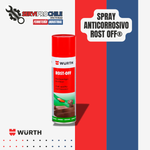 SPRAY ANTICORROSIVO Y LUBRICANTE UNIVERSAL ROST OFF® | CONTENIDO: 300ML WÜRTH