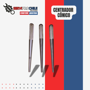 CENTRADOR CONICO 1/2" A 1" X 350MM LARGO