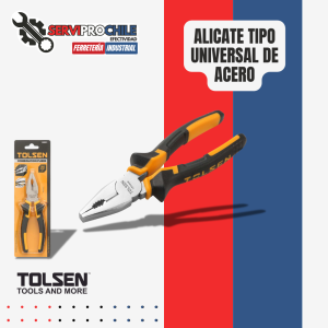 ALICATE TIPO UNIVERSAL DE ACERO DE 7” (180MM) TOLSEN 10001