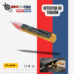 DETECTOR DE TENSION FLUKE 1AC II DE 90 - 1000VCA | CATEGORIA IV | 1000V