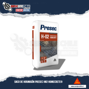 SACO DE HORMIGÓN PREDOSIFICADO H20 – G17 PRESEC H02 HOMECRETE® | CONTENIDO: 25 KG