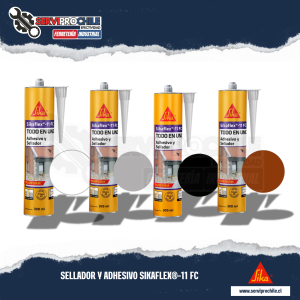 CARTUCHO DE SELLADOR Y ADHESIVO SIKAFLEX®-11 FC | CONTENIDO: 300 ML